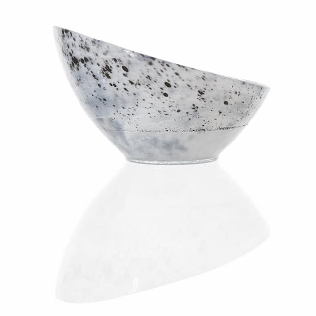 Салатник ARDACAM Hills ARD 1256.65 d 14,5 см h 8,5 см (стекло, цвет / декор белый с черными вкраплениями)