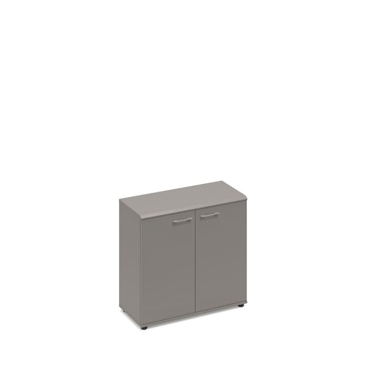 Шкаф низкий закрытый (топ МДФ) Юнитекс МР 9351 МП/МП/МП мокко премиум