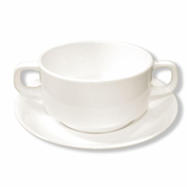 Бульонная пара 325 мл 10,7 см белая фарфор Stackable P.L. Proff Cuisine, арт. 99002202