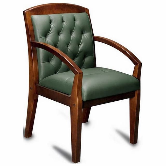 Кресло для посетителей Мирэй Конгресс люкс, экокожа орегон