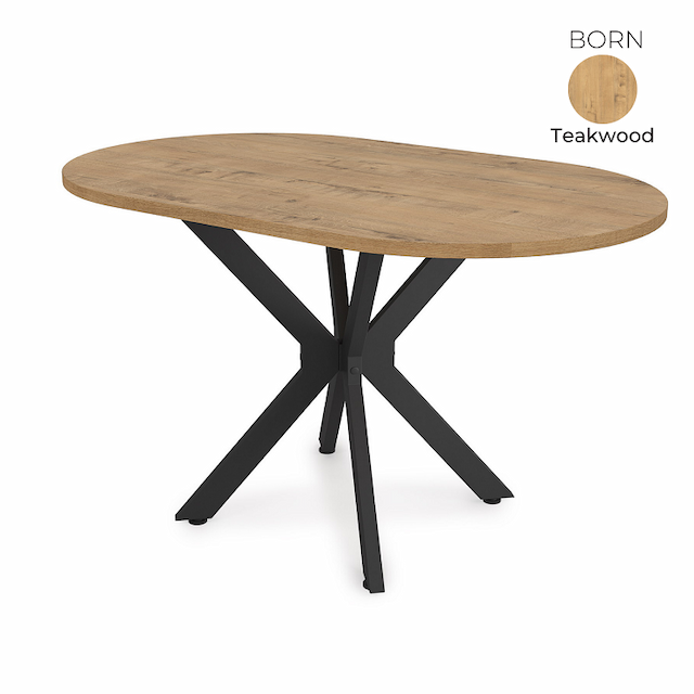 Стол обеденный овальный Алсав 21BORN-O.1300 Teakwood