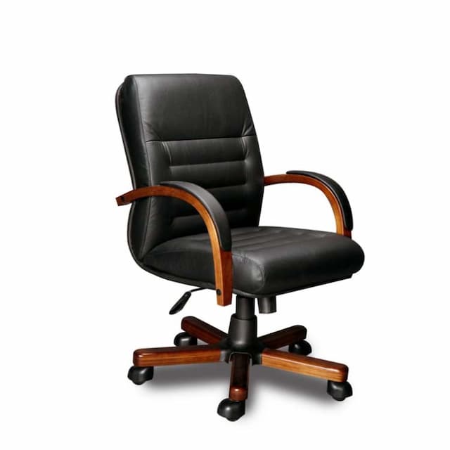 Кресло для руководителя Мирэй Мира Б Лагуна ТГЛ, экокожа орегон