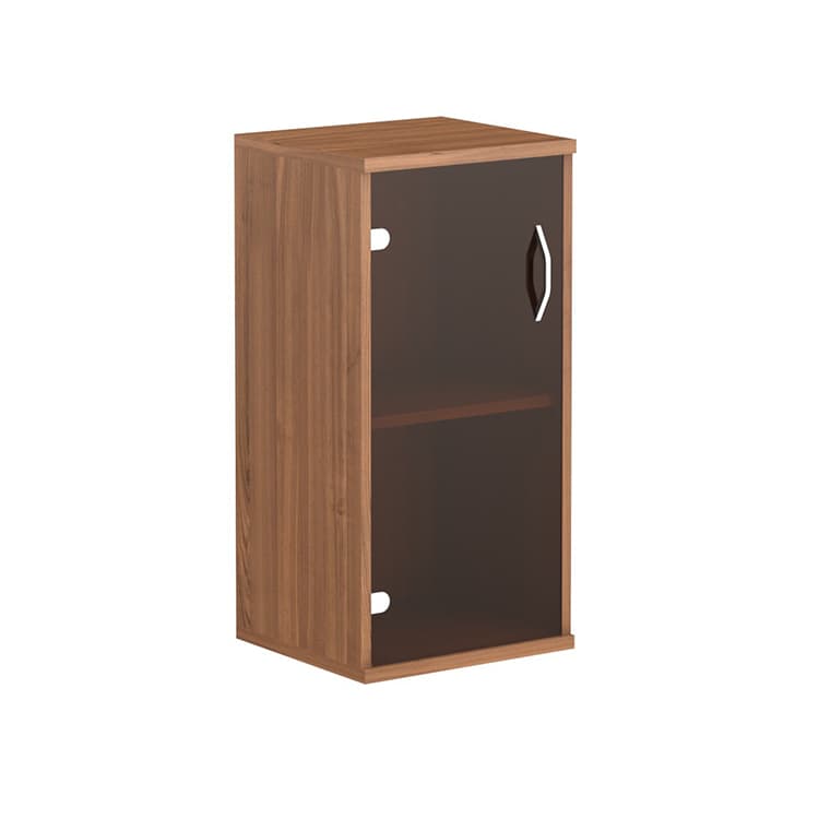 Шкаф колонка со стеклянной дверью Skyland СУ-3.2 орех французcкий 406х365х823 IMAGO