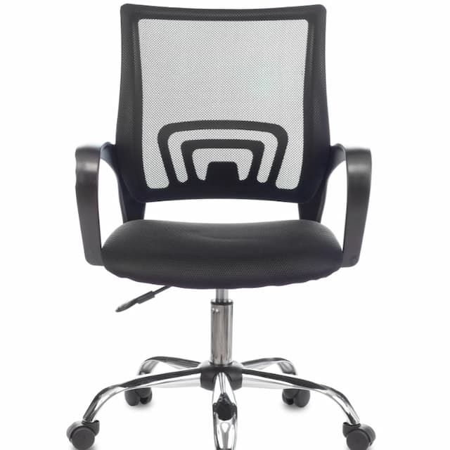 Кресло Бюрократ CH-695NLTSL черный TW-01 TW-11 сетка/ткань крестов. металл хром