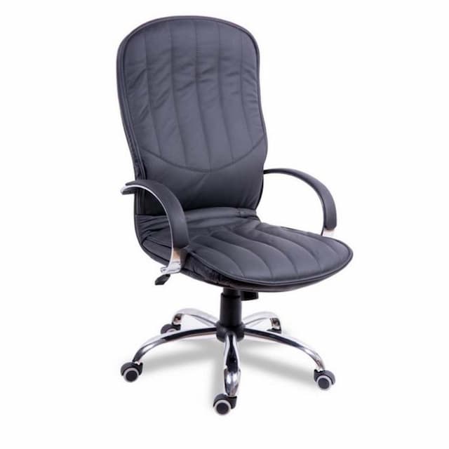 Кресло для руководителя Мирэй Дипломат хром ТГ, кожзам