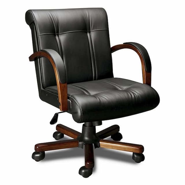 Кресло для руководителя Мирэй Париж Б Лагуна ТГЛ, экокожа орегон