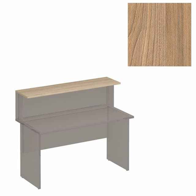 Полка настольная Юнитекс Формула (140x35x2.2) ФР 408 ВЗ вяз светлый