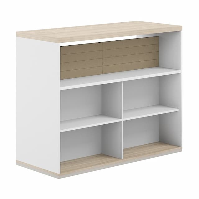 Стеллаж-комбо 1438 двухсторонний Norden Allegro AG.255.302.655.BG с топом и экраном тканевым низким