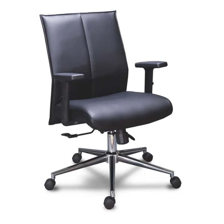 Кресло для руководителя Мирей Линк 709 хром паук короткий, кожзам