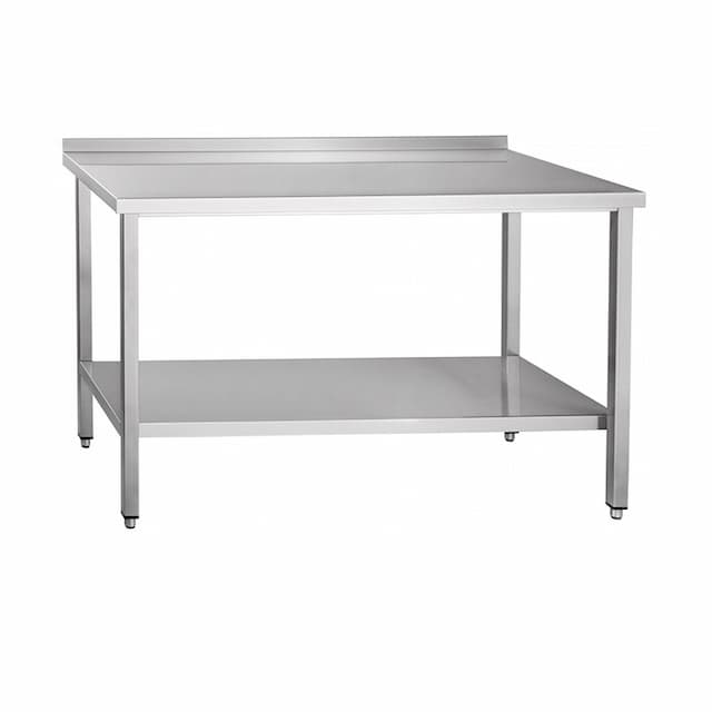 Стол производственный Abat СПРП-6-4 (столешница-нерж., каркас с полкой-нерж.)