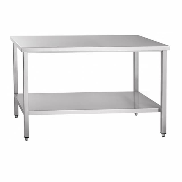 Стол производственный Abat СПРО-7-3 (столешница-нерж., каркас с полкой-нерж.)