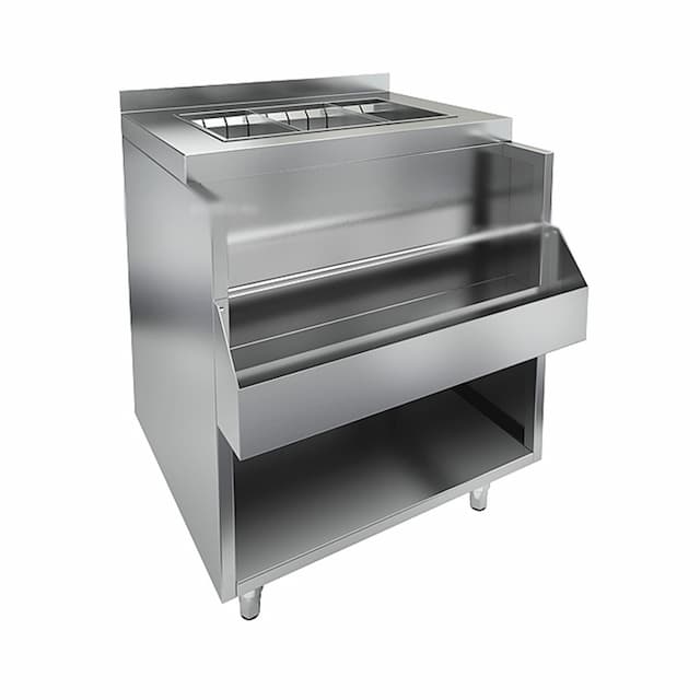 Барная станция с бортом и дополнительным карманом Hicold НБМВЛ-9/6БК