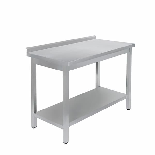 Стол универсальный Luxstahl СПУ-17/6 со сплошной полкой нерж