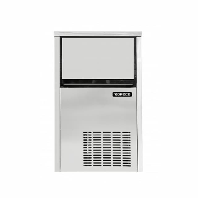 Льдогенератор кубикового льда 25 кг/сут с корпусом из нержавеющей стали Koreco AZ 25/8 CUBE